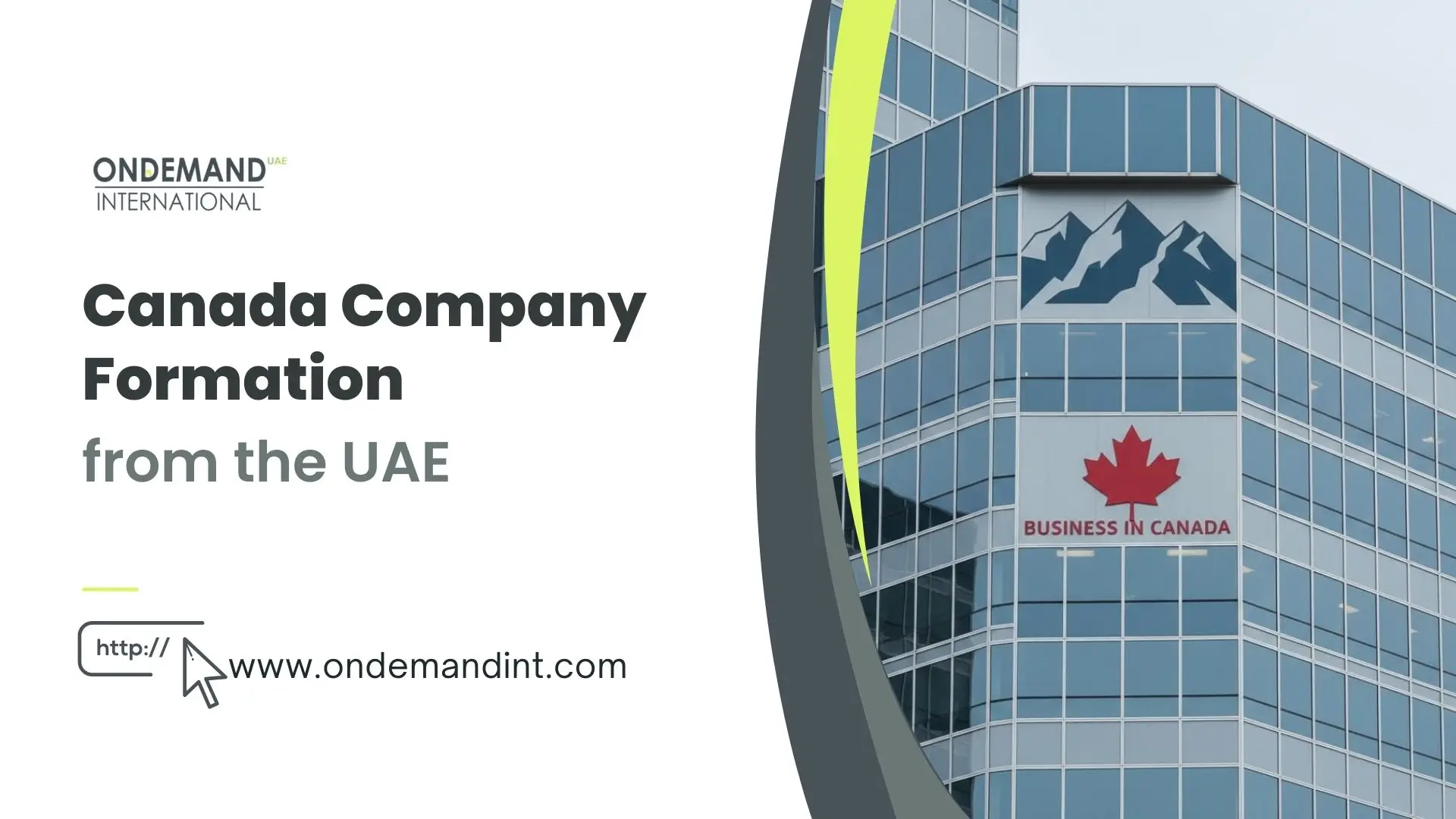 canada company formation from the uae