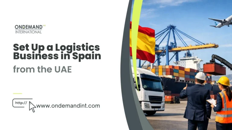 set up a logistics business in spain from the uae