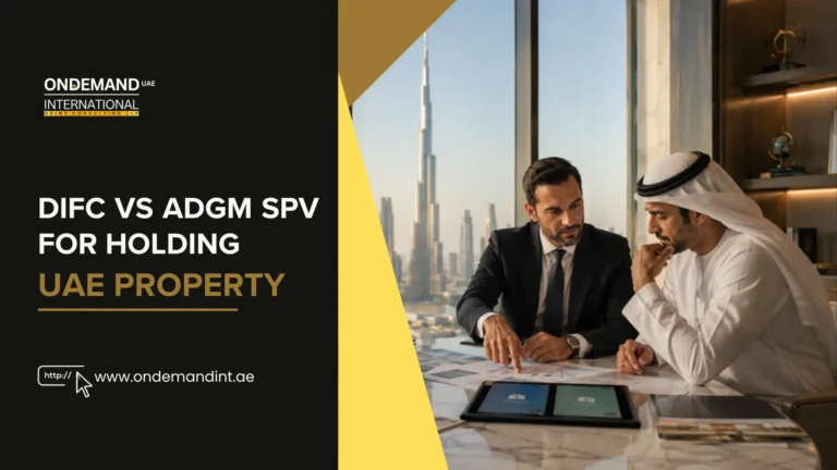 DIFC vs ADGM SPV for Holding UAE Property